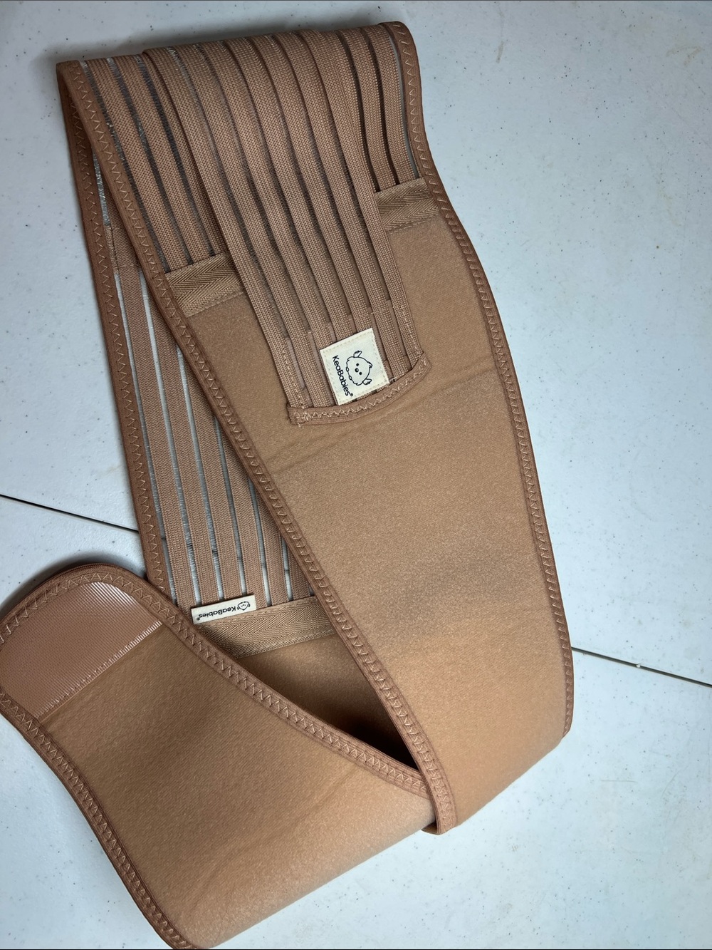 Beige Postpartum Support Belt by Wondermoms